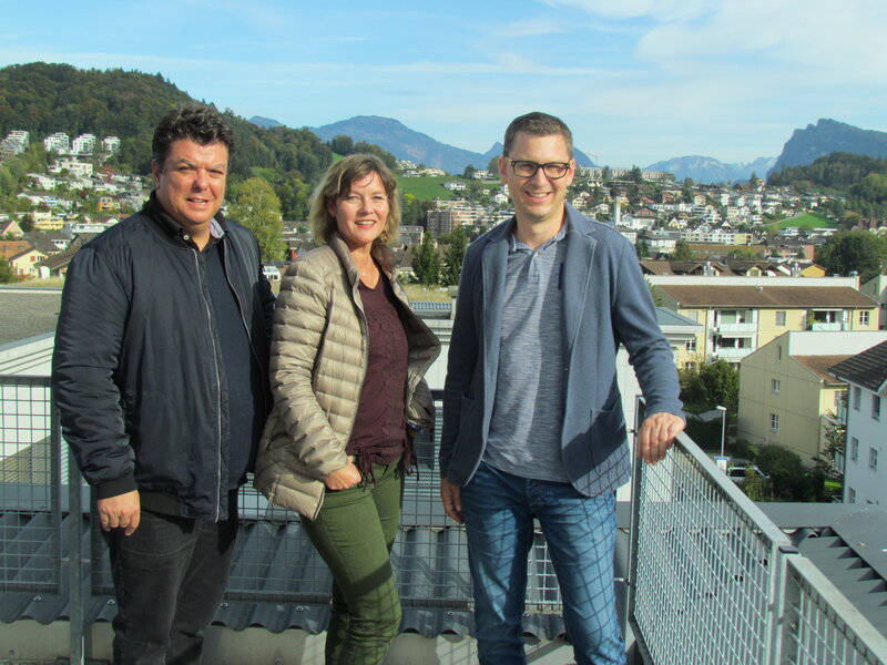 Pirmin Theiler, Annatina Caviezel und Theo Praloran erwarten Ihren Anruf! | © Gewerbebauten TPC AG